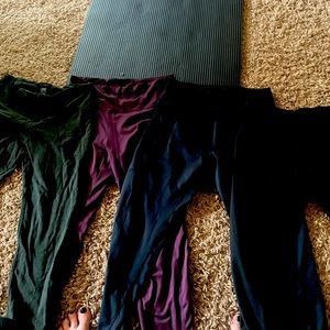 Lot of 4 large leggings